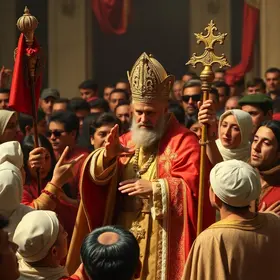 Papa Leão XIV e sangue de São Januário